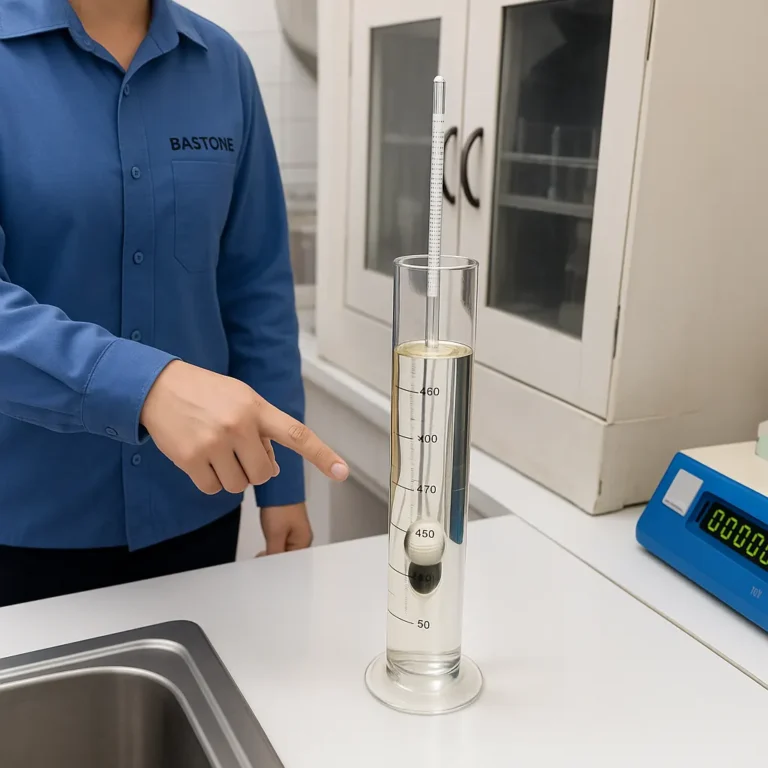 Plasticizer density test