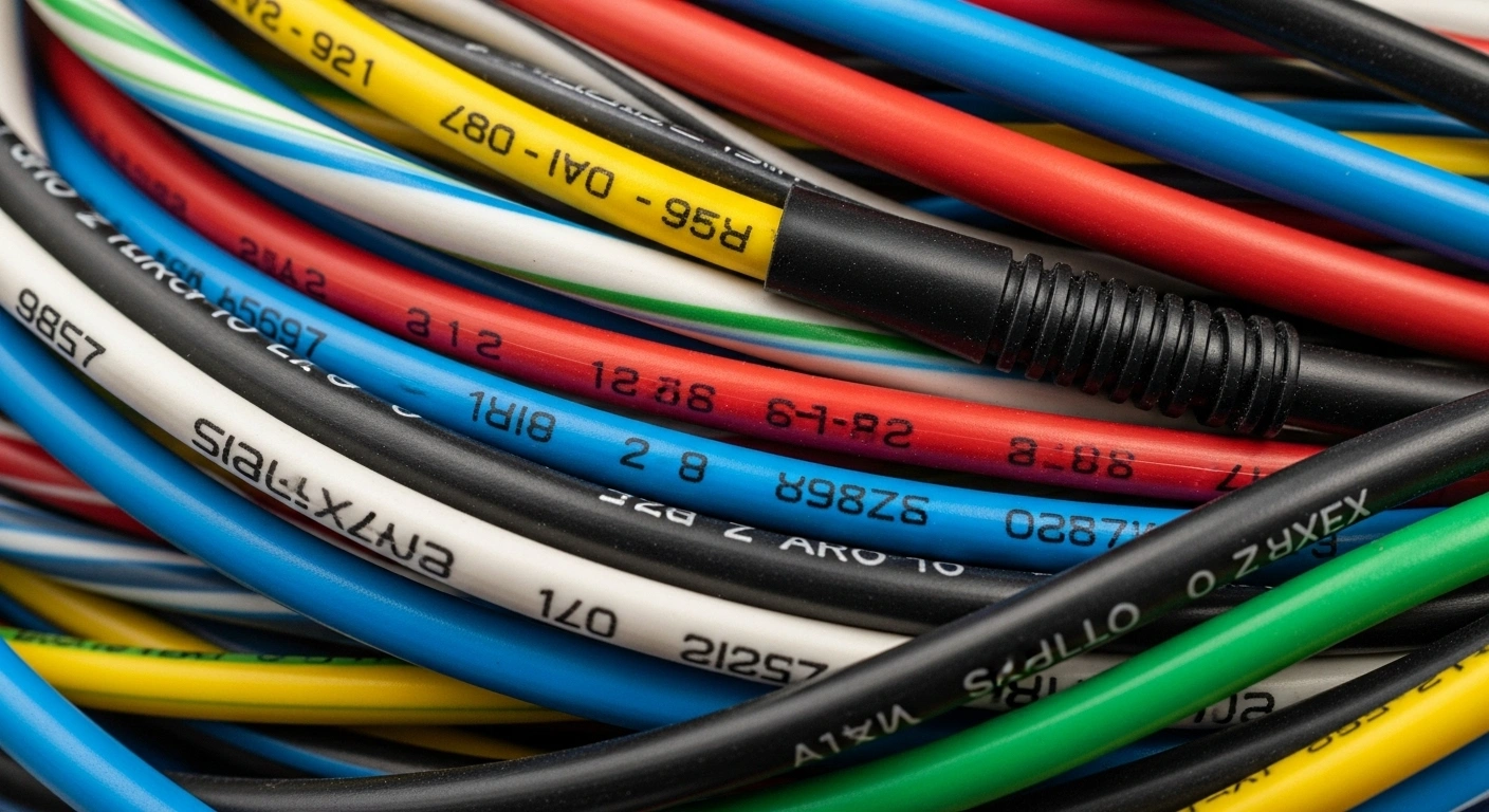 пластиковая оболочка кабелей и проводов