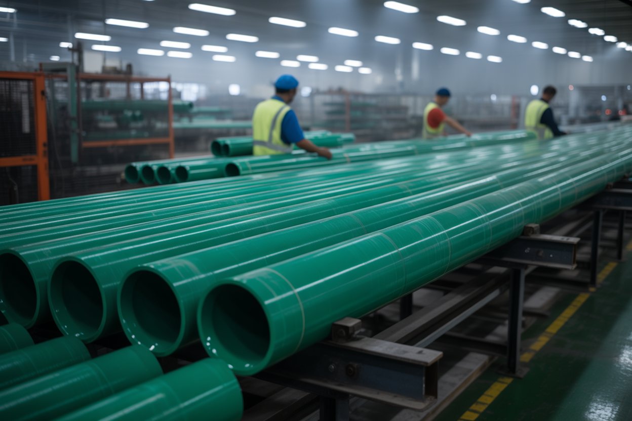 Современная лаборатория контроля качества с техническим специалистом, анализирующим образцы TXIB с использованием передового испытательного оборудования