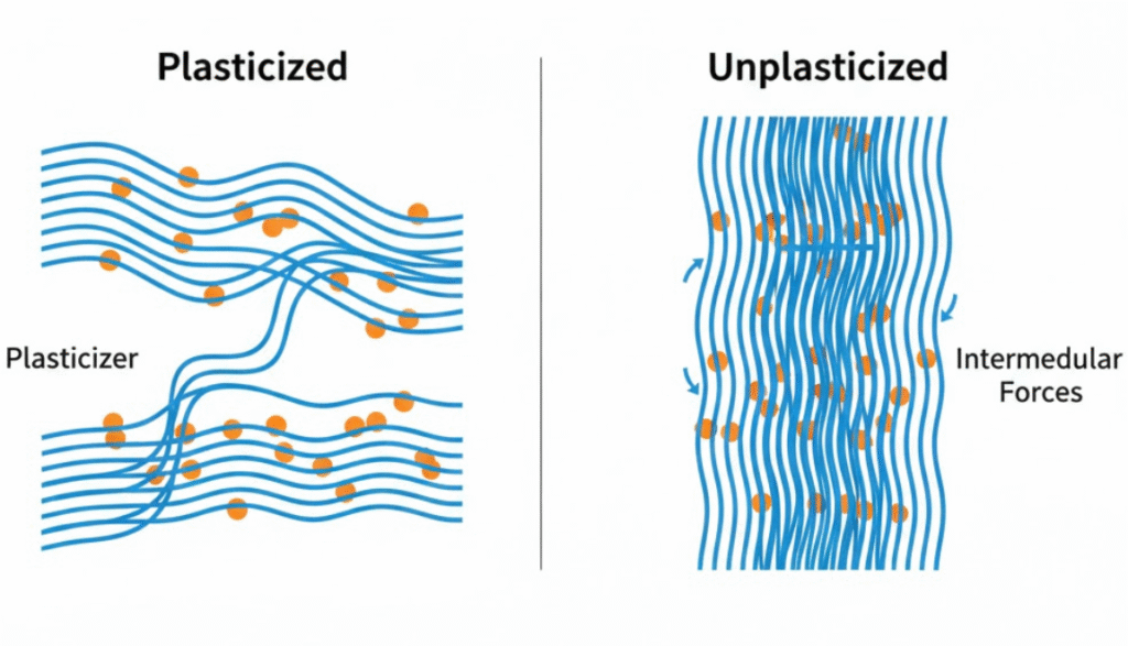 ¿Cómo se endurecen las tuberías de PVC reduciendo el contenido de plastificante? foto 93