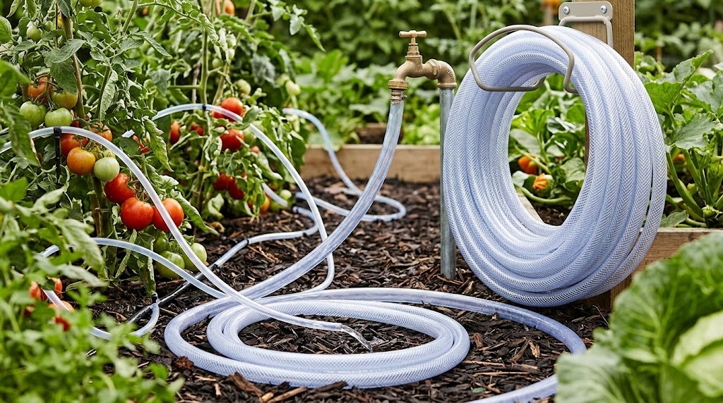 Tuyaux en PVC transparent utilisés dans les applications industrielles et de jardinage