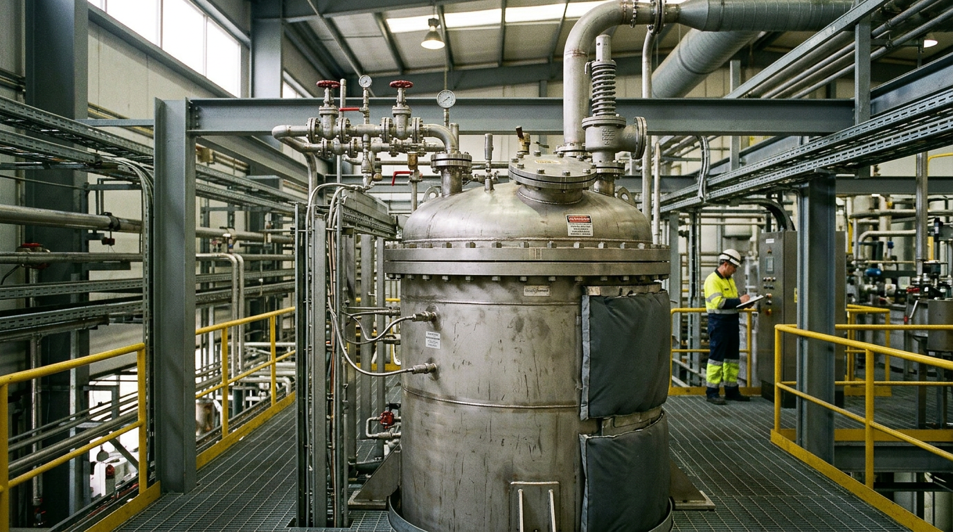 Comment le plastifiant DINCH est fabriqué 5 Réacteur d'hydrogénation haute pression pour la fabrication de plastifiant DINCH avec système de catalyseur macroporeux