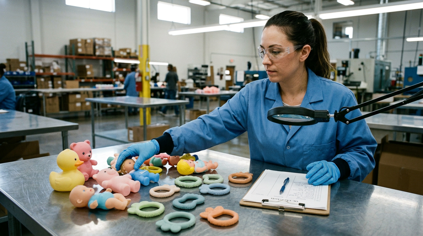 Les jouets en PVC font l'objet d'une suppression progressive anticipée des produits en PVC en vertu de spécifications de sécurité dictées par la marque.