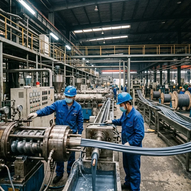 Plastificante ignífugo TEP en la producción de revestimientos de cables y alambres de PVC: composición a escala industrial.