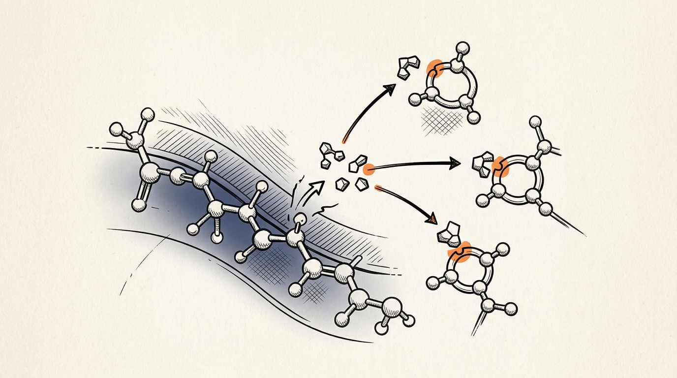 Epoxidized soybean oil oxirane rings scavenging hydrogen chloride from degrading PVC